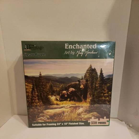 Heritage Puzzle Enchanted by Greg Giordano - 550 Pieces - 24" x 18" Finished Siz - Picture 1 of 1